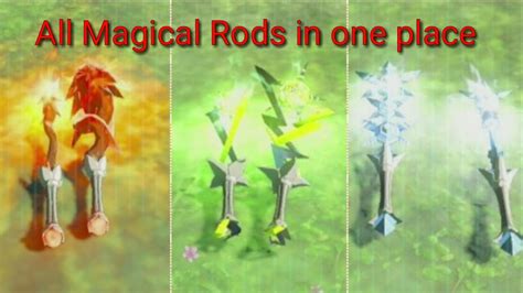 Magical bright rod